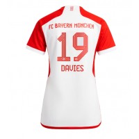 Bayern Munich Alphonso Davies #19 Domáci Ženy futbalový dres 2023-24 Krátky Rukáv